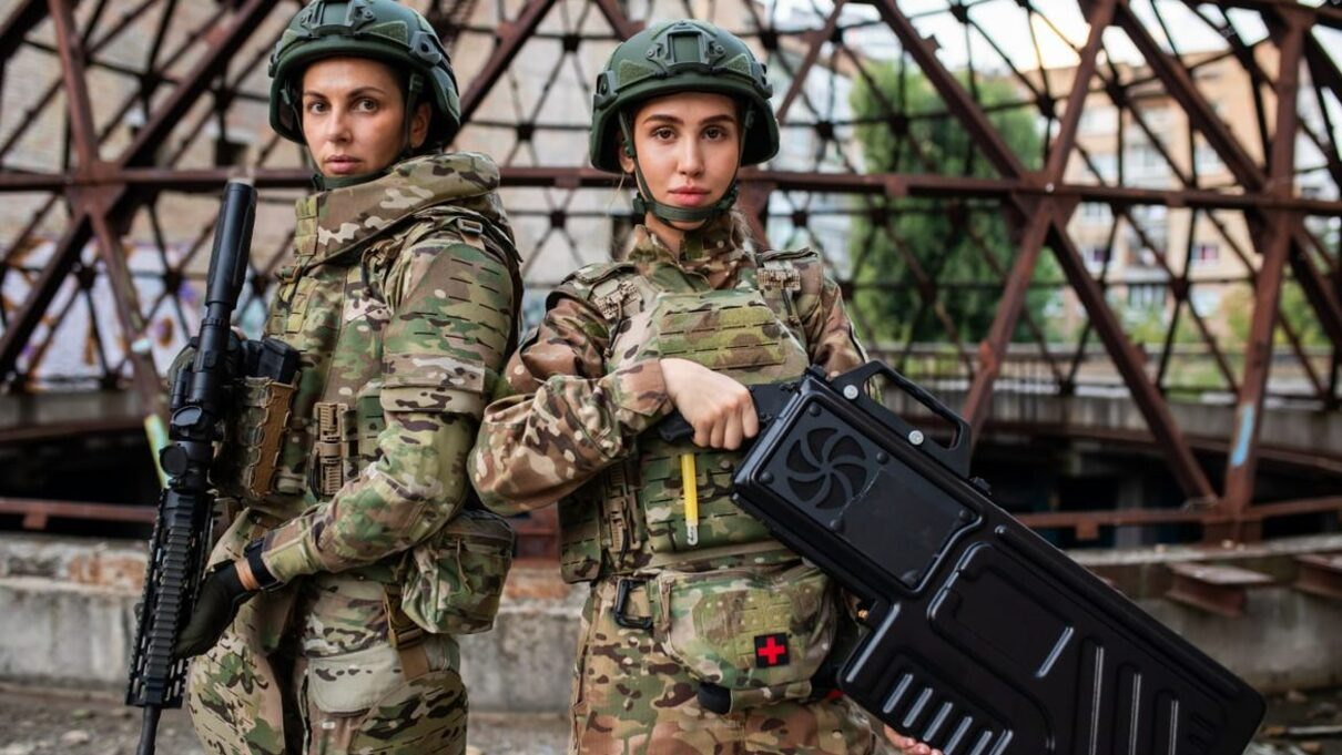 Виробник "Українська Броня" представив перший анатомічний жіночий бронекостюм (Фото)