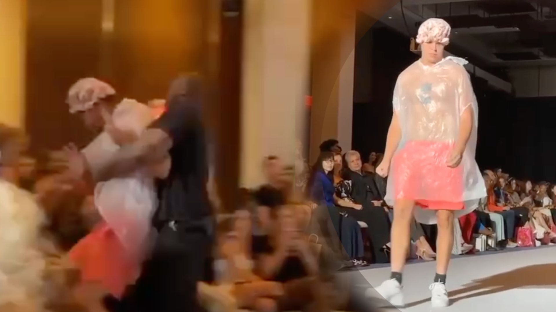 Пранкер вийшов на подіум у Нью-Йорку - фото 1