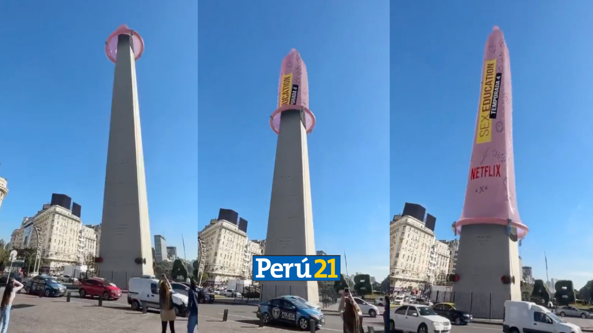 На Обеліск у Буенос-Айресі надягнули гігантський презерватив - фото 1