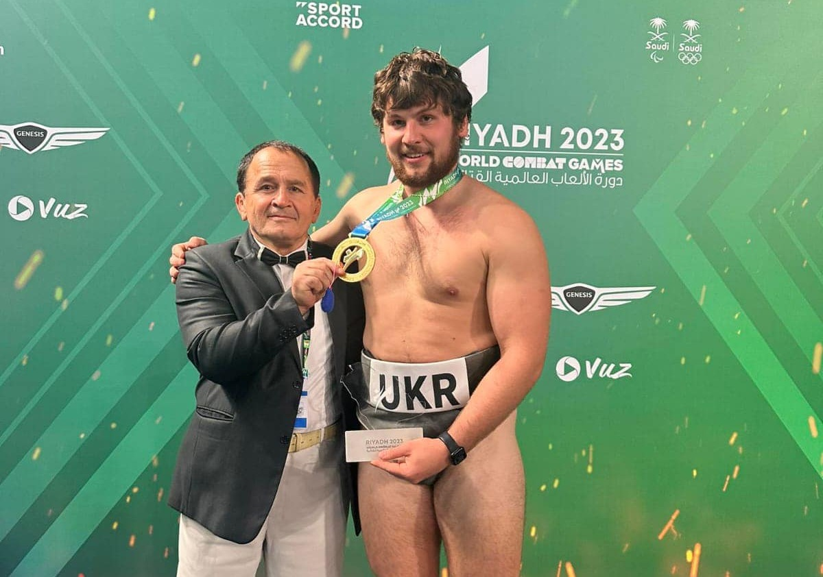 Вінницький сумоїст Важа Даіаурі став чемпіоном на всесвітніх іграх з єдиноборств