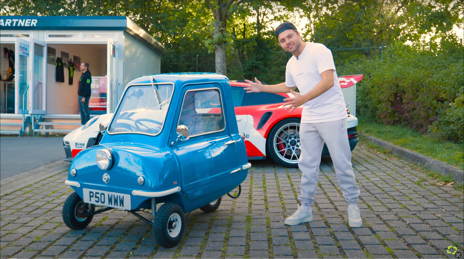 Чудернацький триколісний Peel P50 вивели на трек Нюрбургринга: що з того вийшло