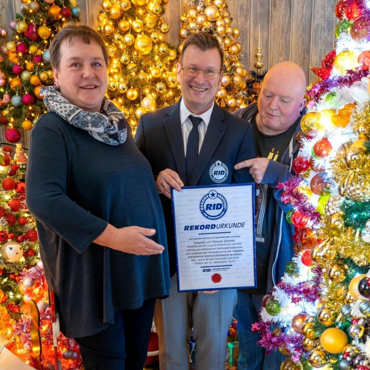 Прикрасили 555 ялинок вдома: у Німеччині подружжя встановило світовий рекорд