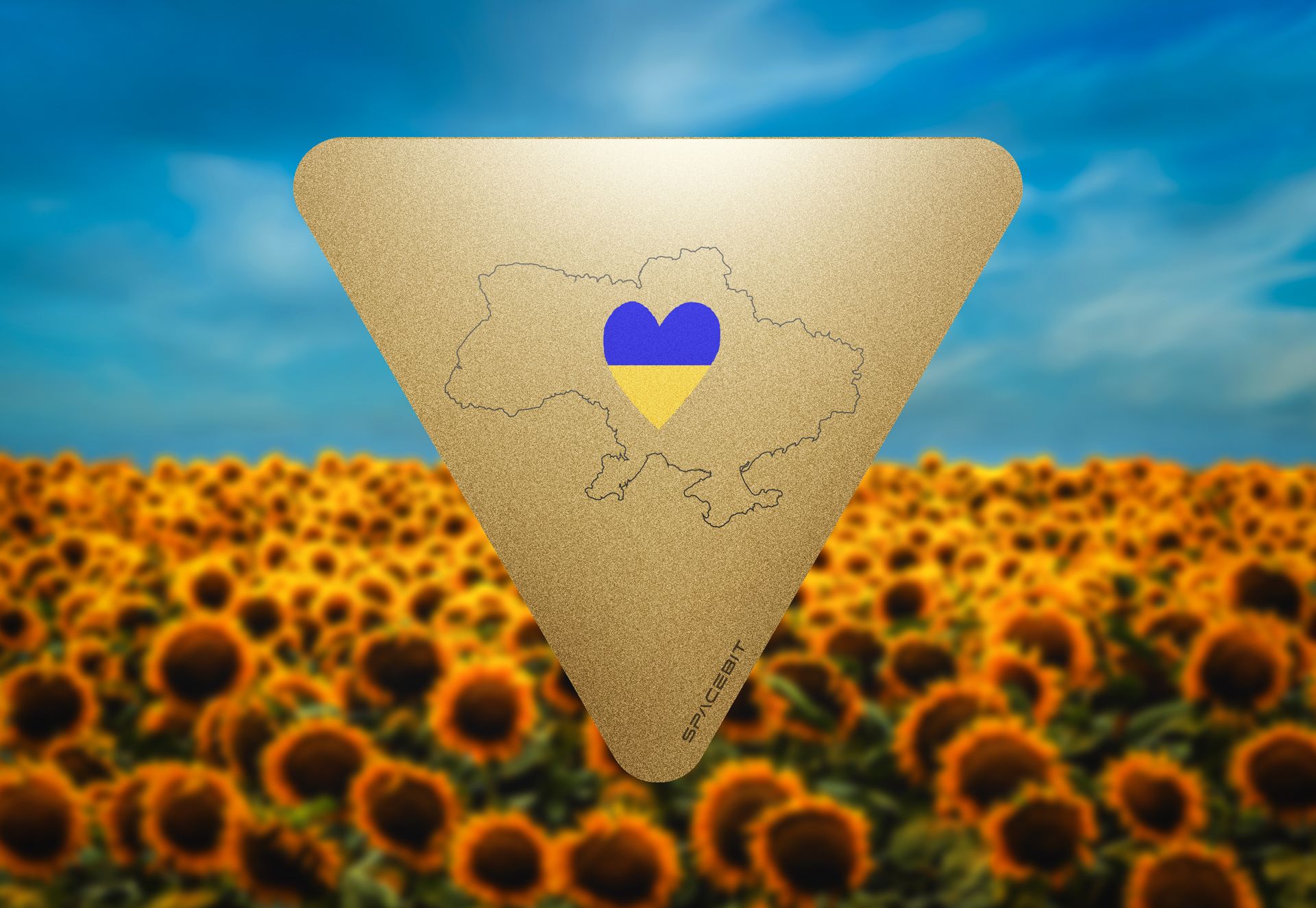 Мапа України з прапором полетіли на Місяць - фото 1