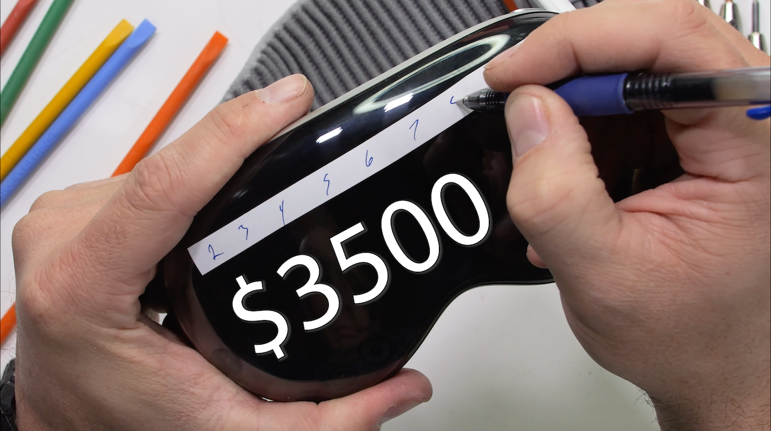 Дивіться тест Apple Vision Pro на міцність - фото 1