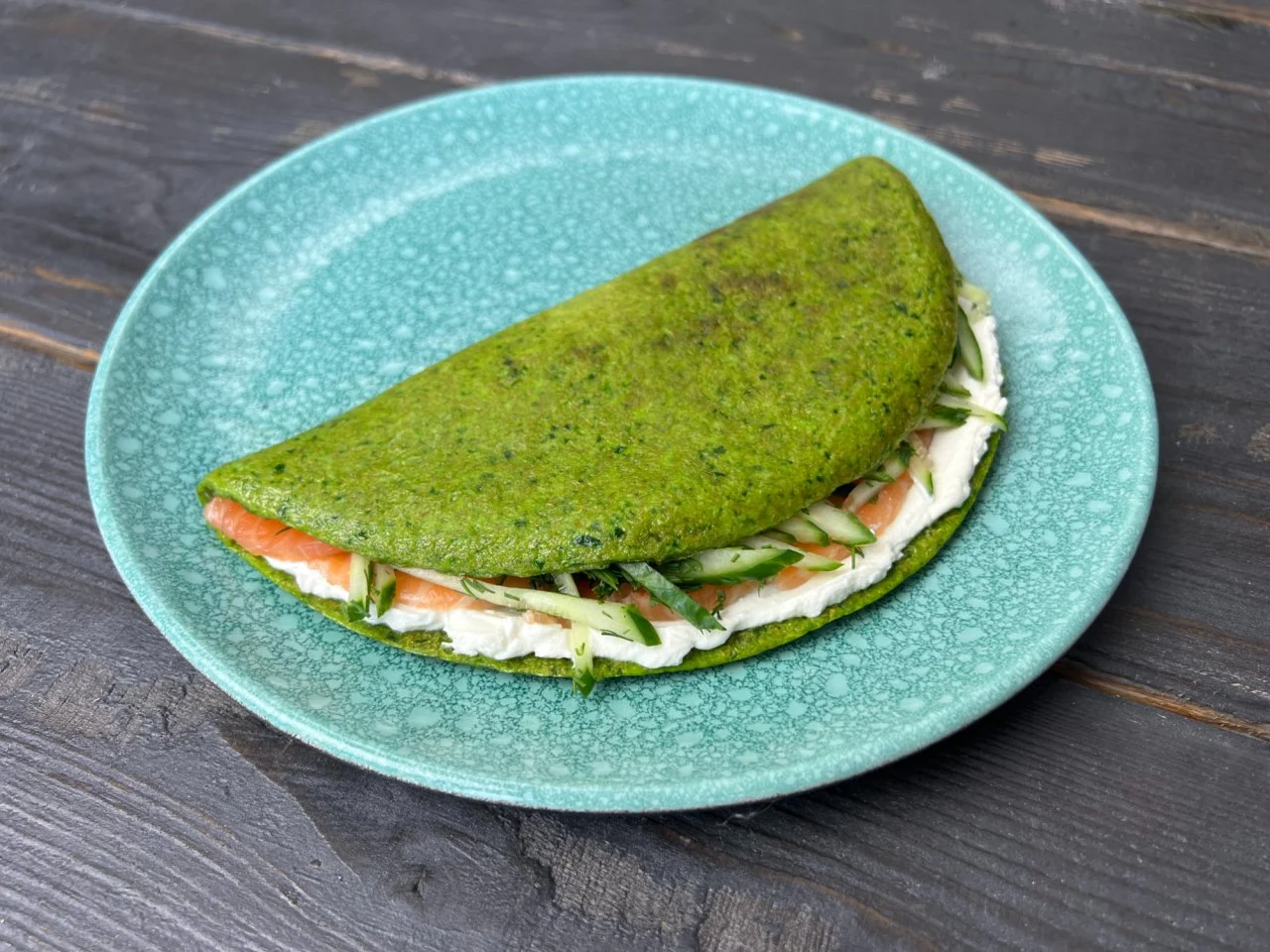 Шпинатний вівсяномлинець - фото 1