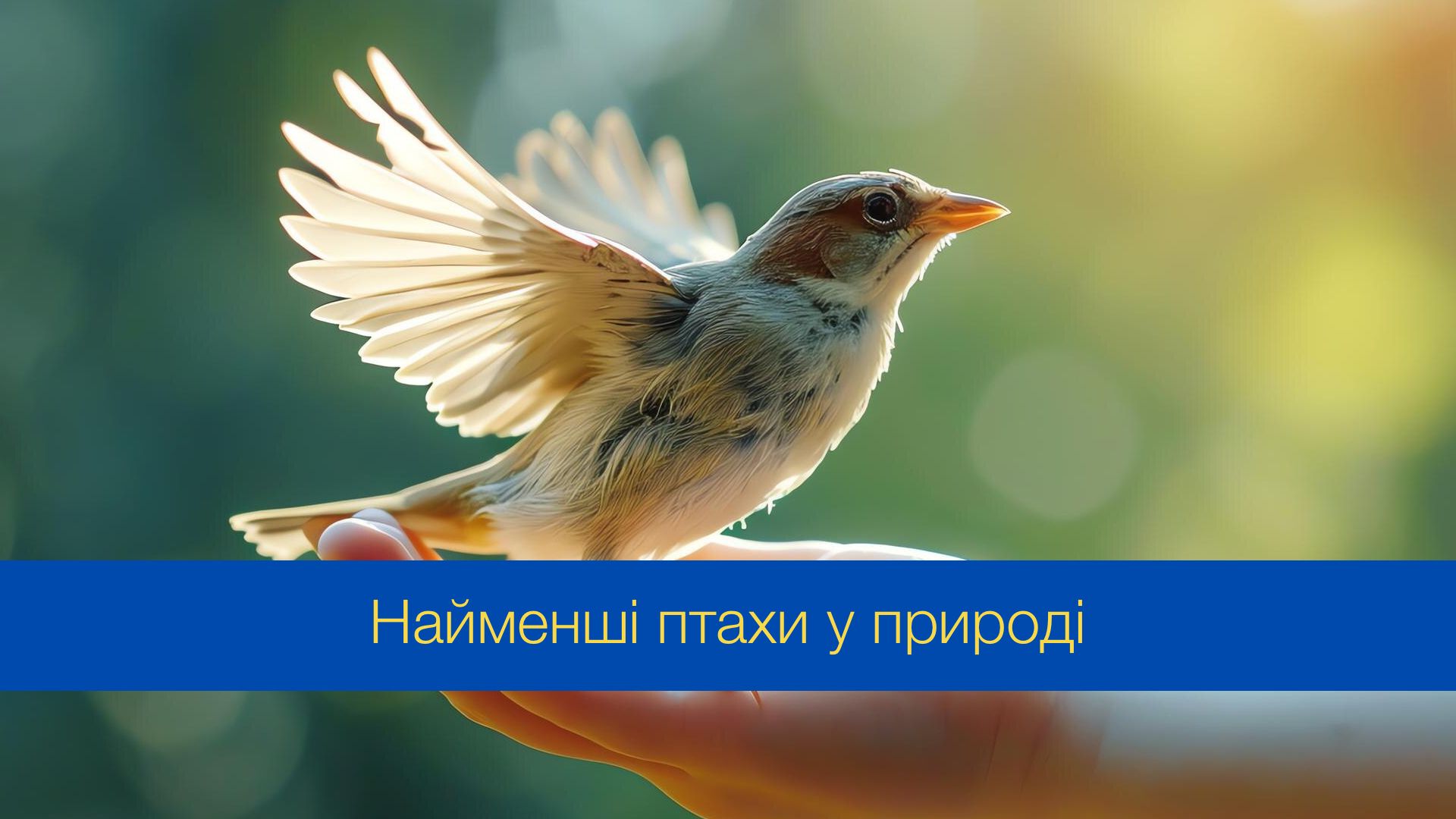 Не лише колібрі: найменші птахи у світі, розміри яких вражають