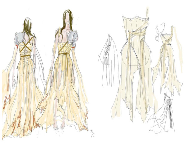 Ескіз сукні - фото 541167