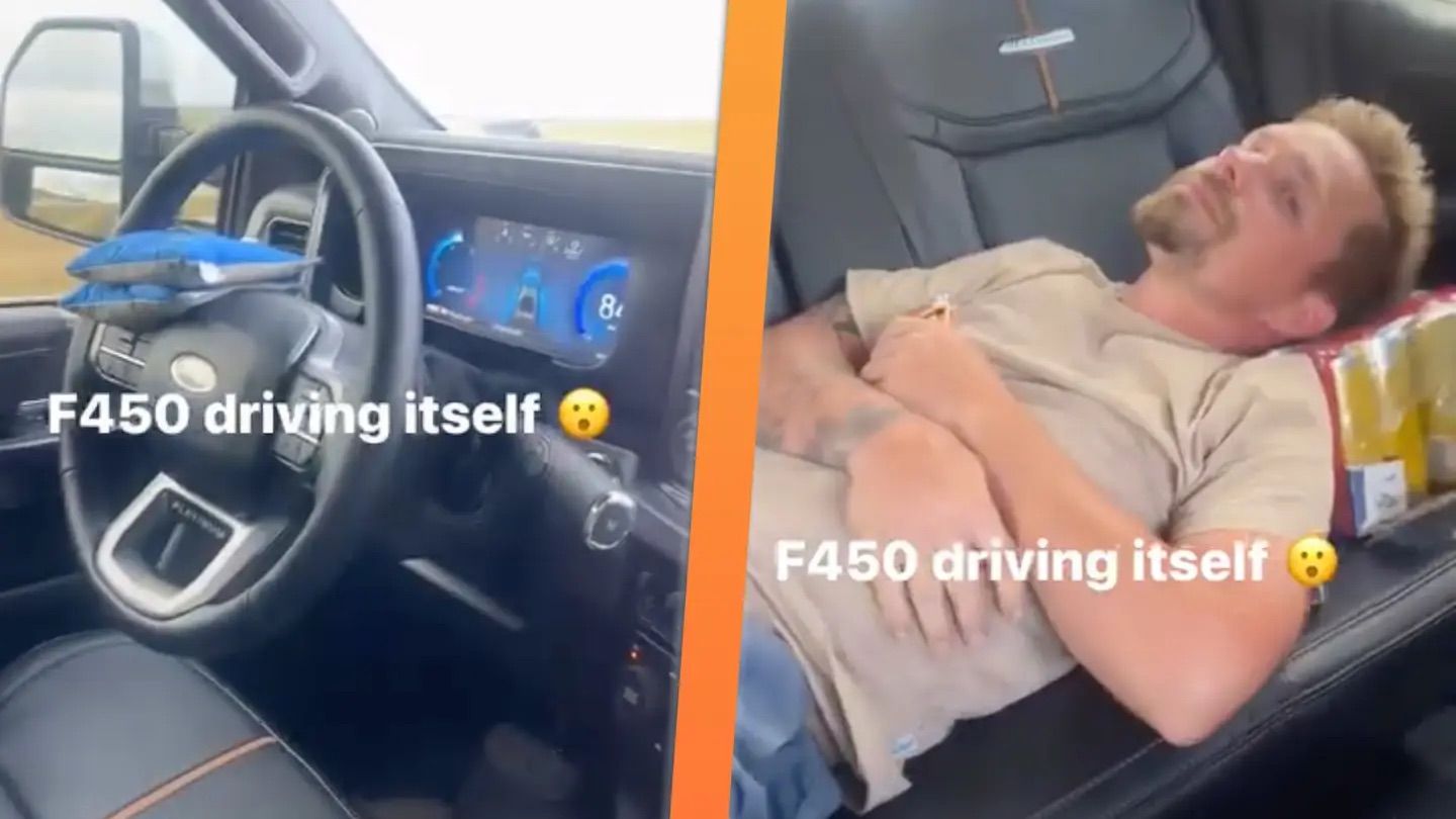 Водій лежав на задньому сидінні під час їзди - фото 1