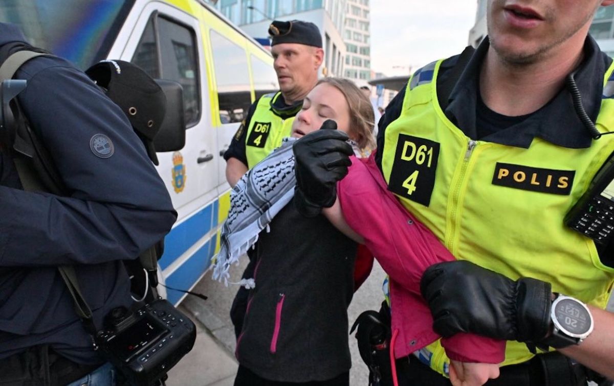 Грету Тунберг затримали під час маршу перед фіналом Євробачення