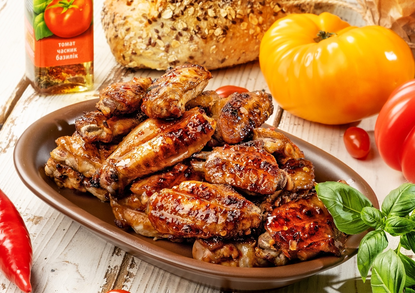 Рецепт курячих крилець на грилі - фото 1