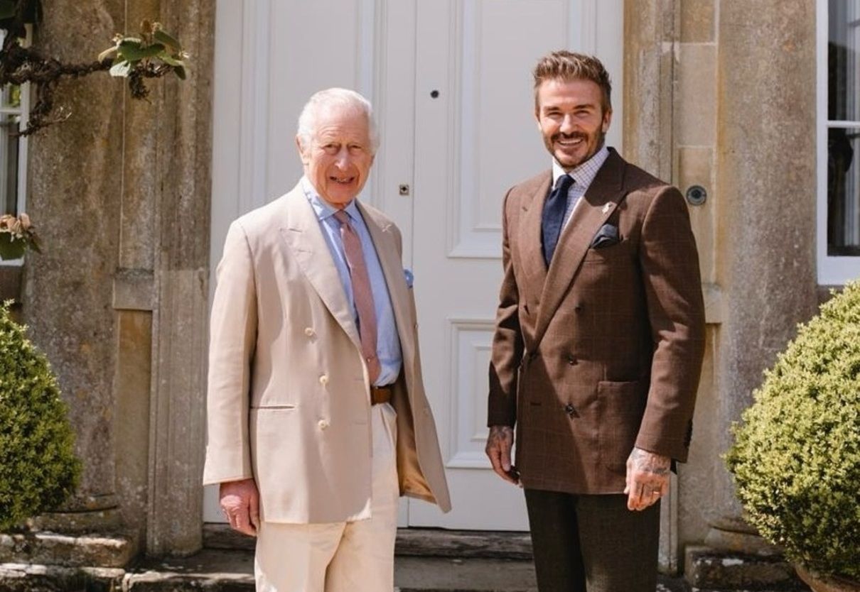 Девід Бекхем та Король Великої Британії - фото 1