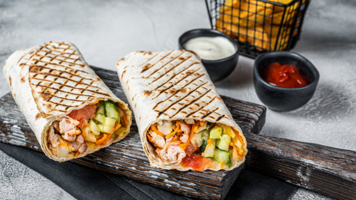 Готуємо оригінальну курячу шаурму разом з Ольгою Рябенко