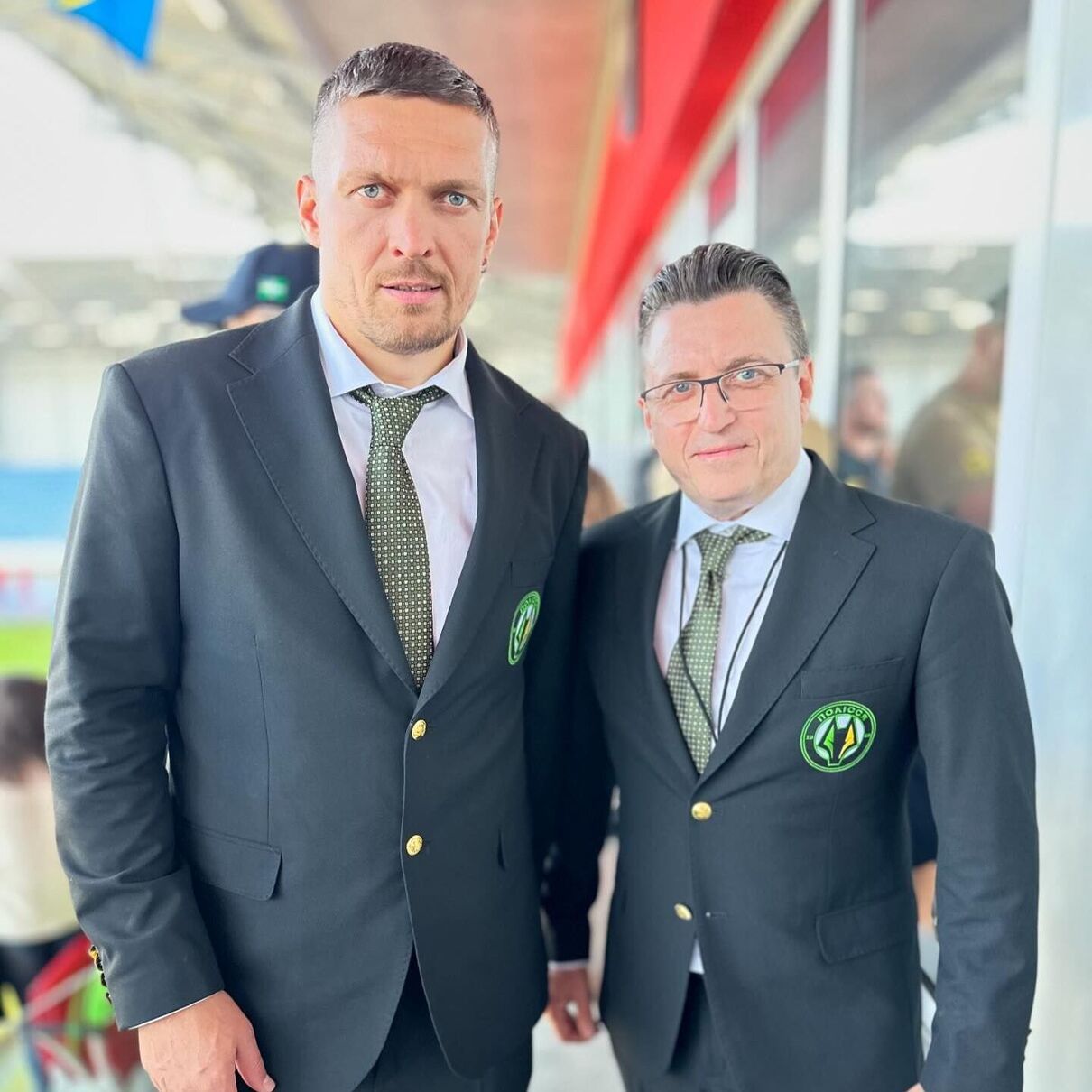 Олександр Усик заспівав "Червону руту" на єврокубковому матчі Полісся