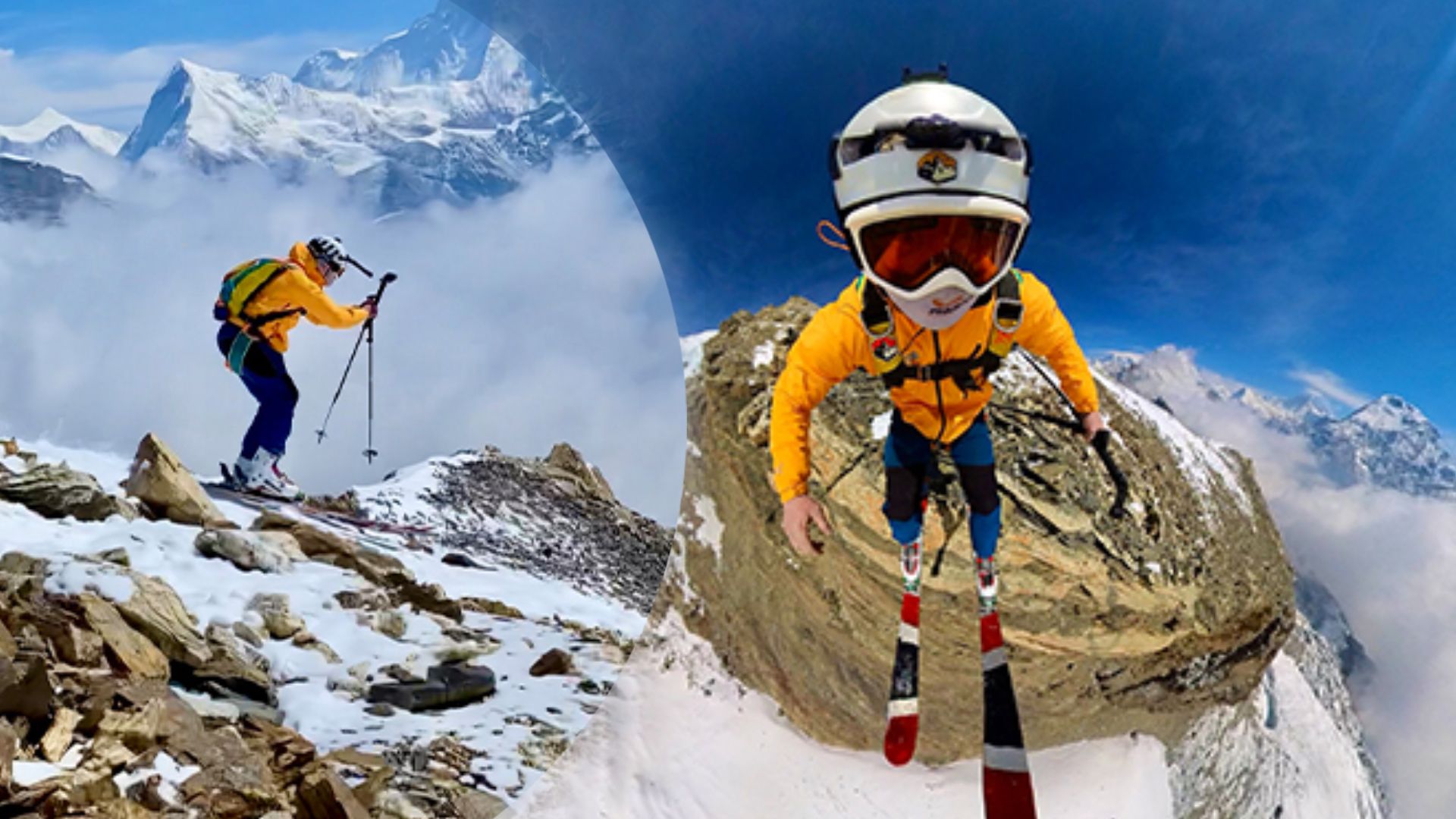 Стрибнув на лижах зі скелі в Гімалаях: британцеві вдалось побити світовий рекорд