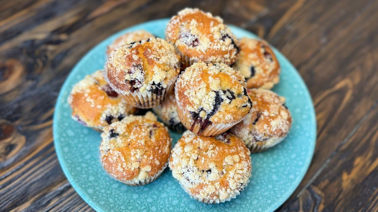 Мафіни з ягодами - фото 1