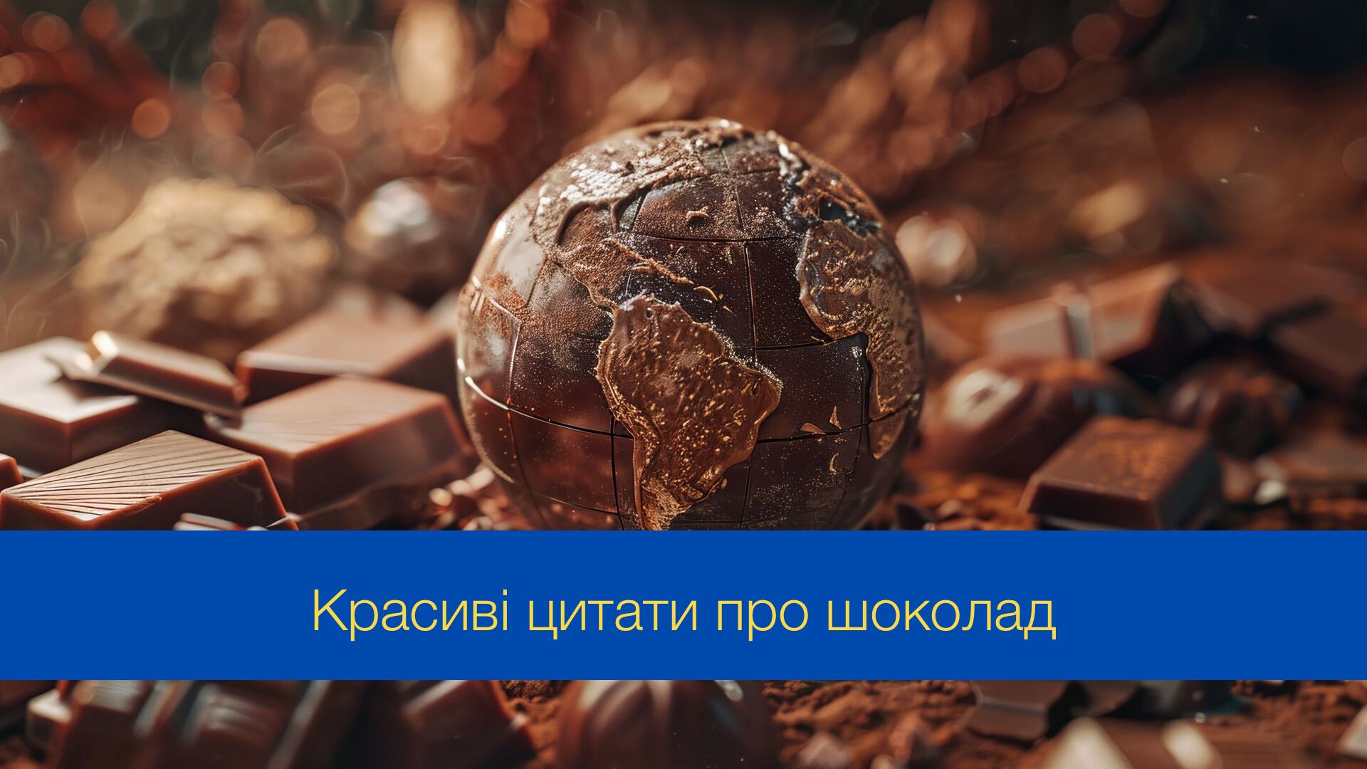 Ти робиш все солодшим: красиві цитати про шоколад