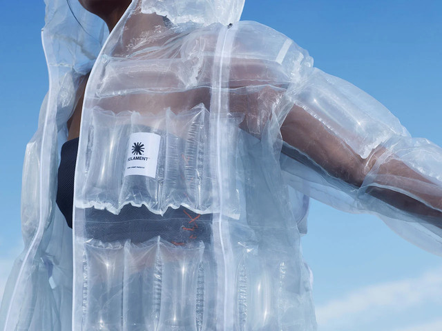 Прозорий пуховик - фото 547987