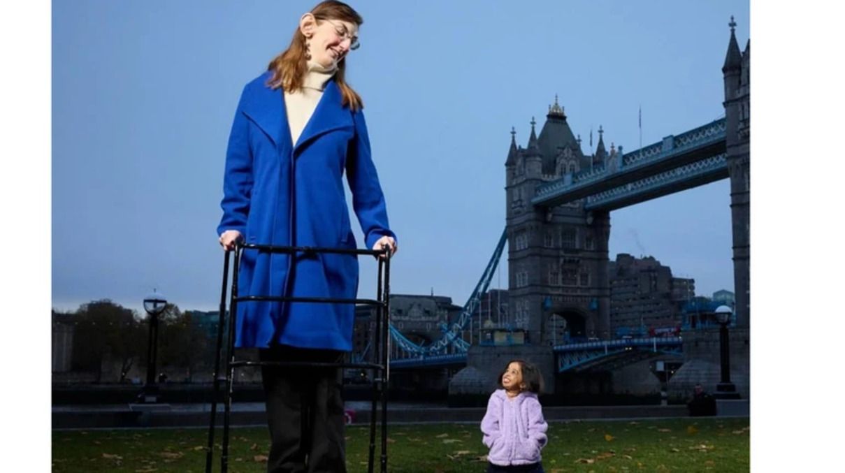 Найвища та найнижча жінки у світі - фото 1