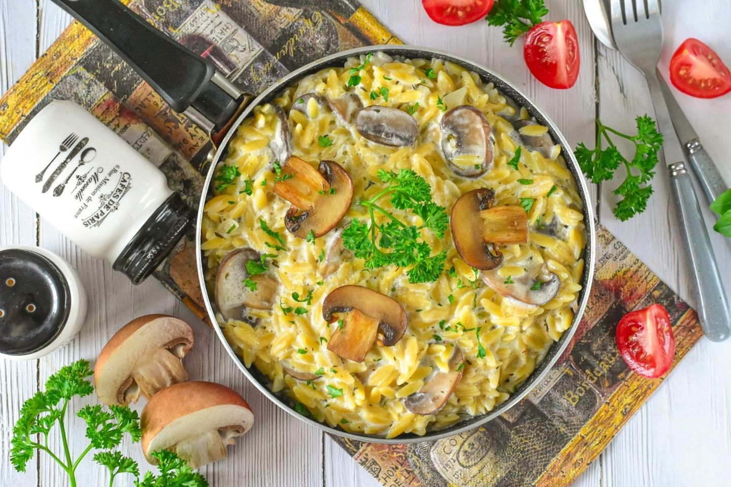 Смачне Орзо з грибами - фото 1