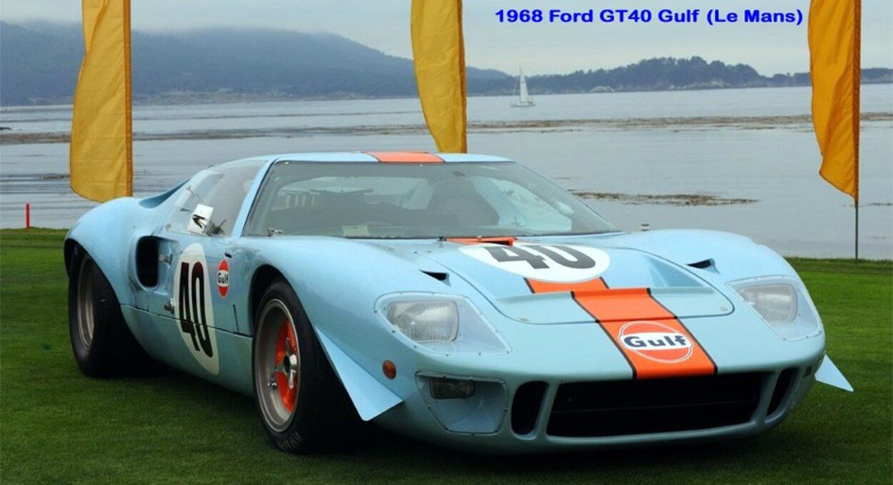 Ford GT40 Gulf/Mirage Lightweight Racer - фото 1