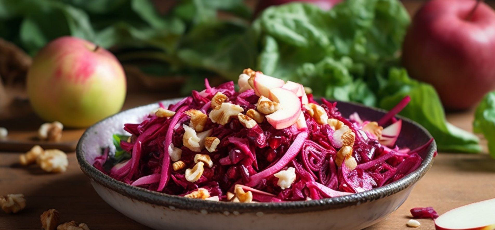 Неймовірно смачно та корисно: готуємо салат з буряком та яблуком