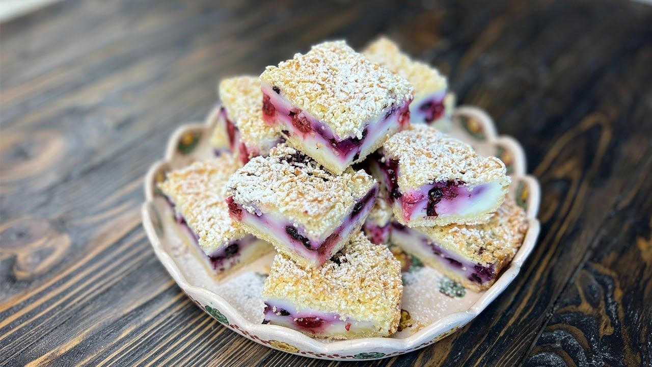 Ягідний пиріг з пудингом - фото 1