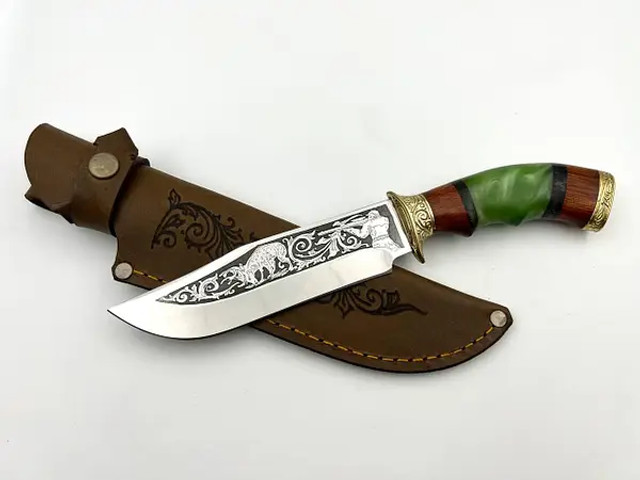 Олов'яний ніж ручної роботи - фото 551511