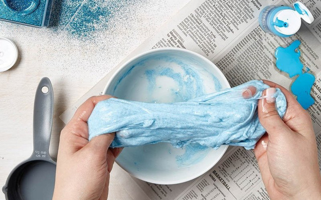 Рецепт флаффі слайму з піною для гоління - фото 551747