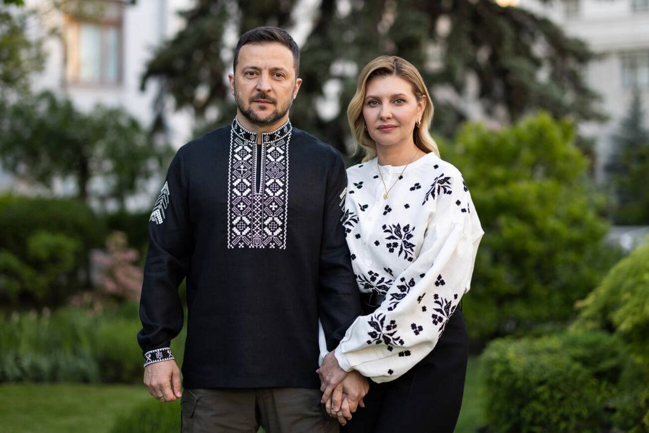 Родина Зеленських у вишитому одязі - фото 1