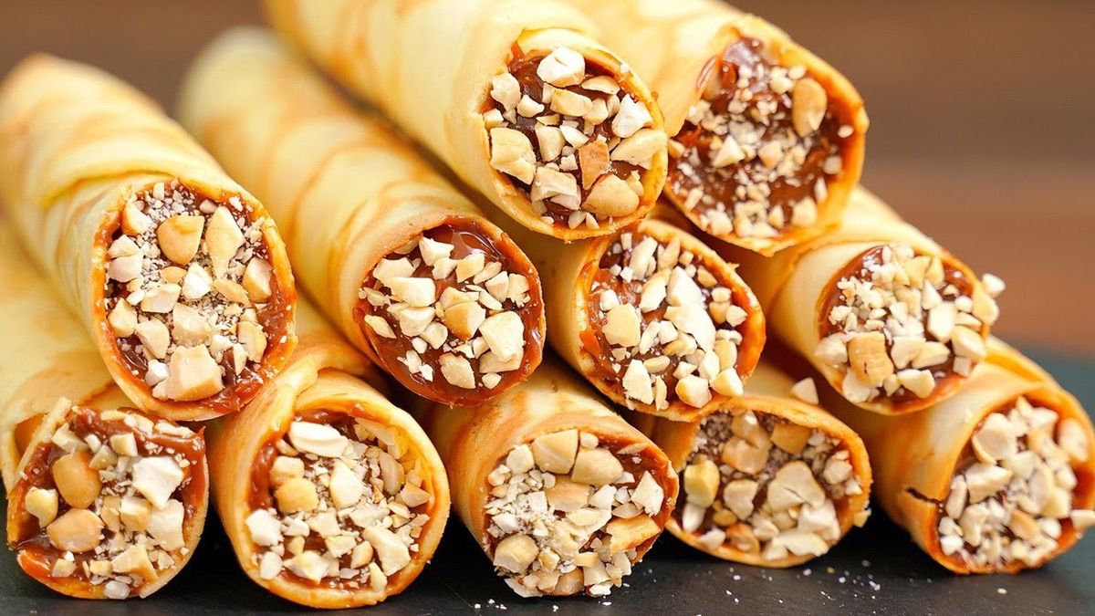 Рецепт вафельних трубочок зі згущенкою - фото 1