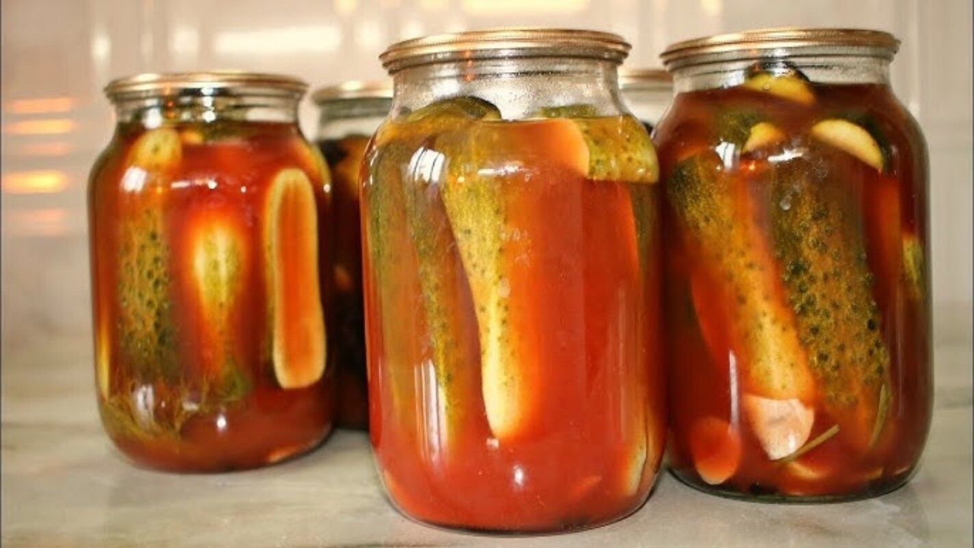 Як приготувати огірки з кетчупом "Чилі" - фото 1