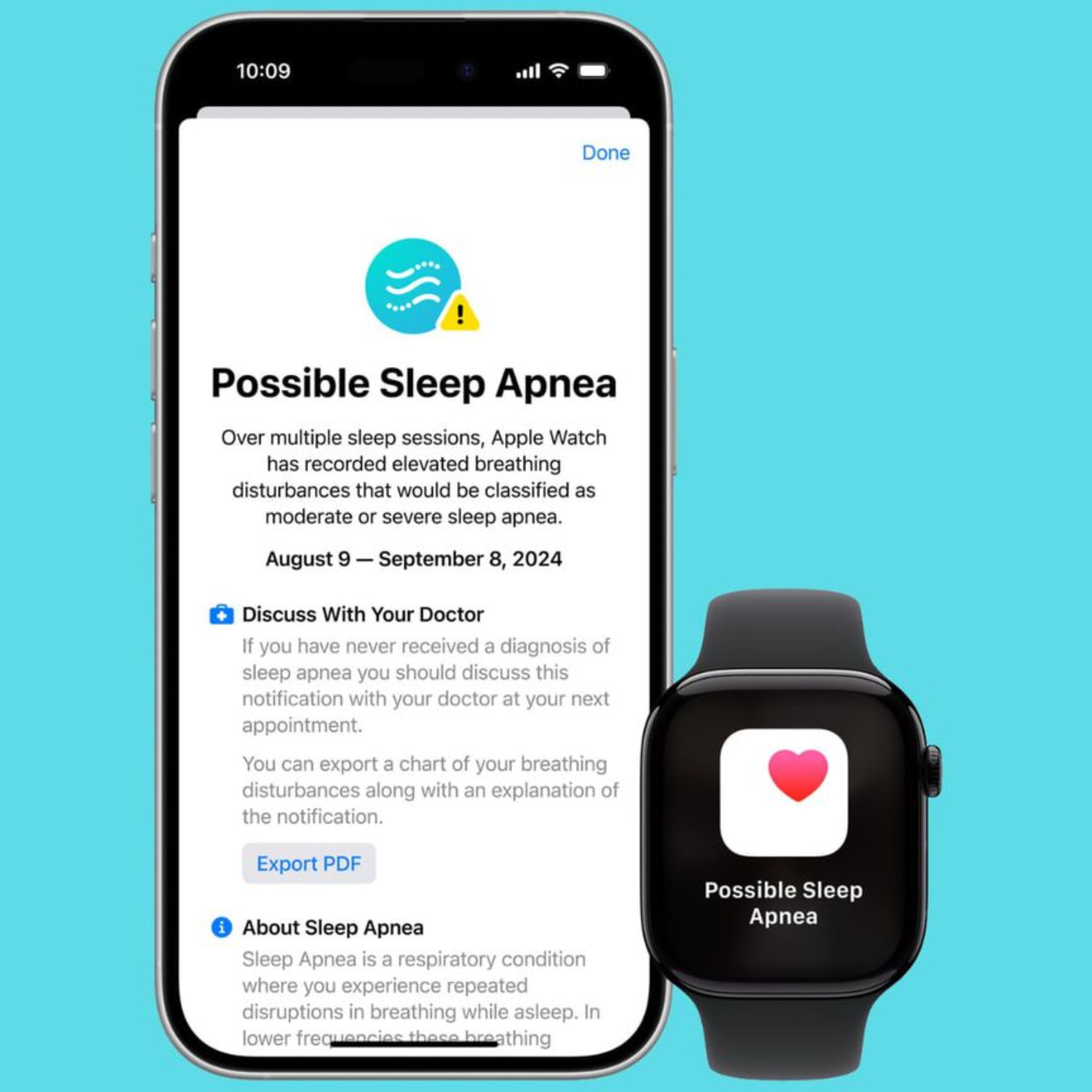 Apple Watch в Україні отримали функцію виявлення апное сну