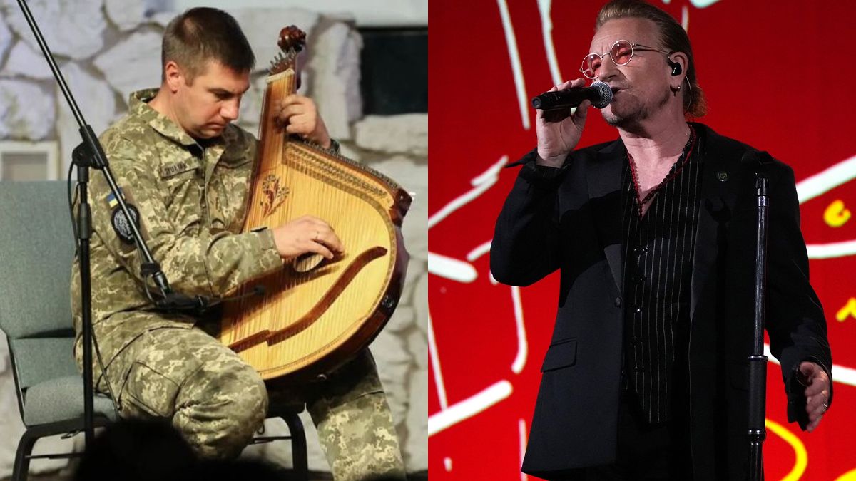 Мережа зворушена: Боно з U2 та український воїн-бандурист разом виконали хіт The One