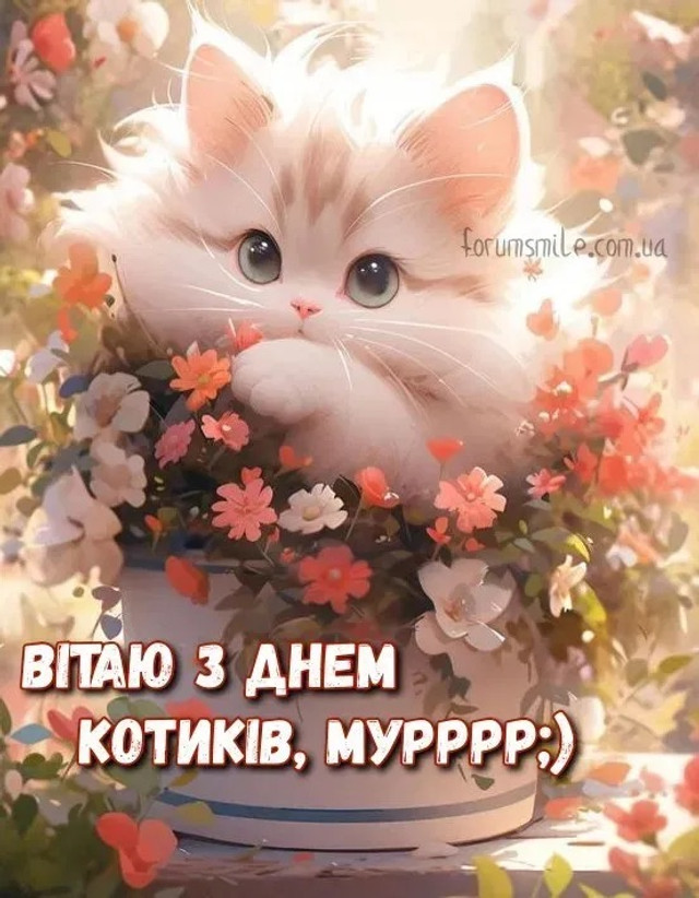 З Міжнародним днем кота - фото 562213