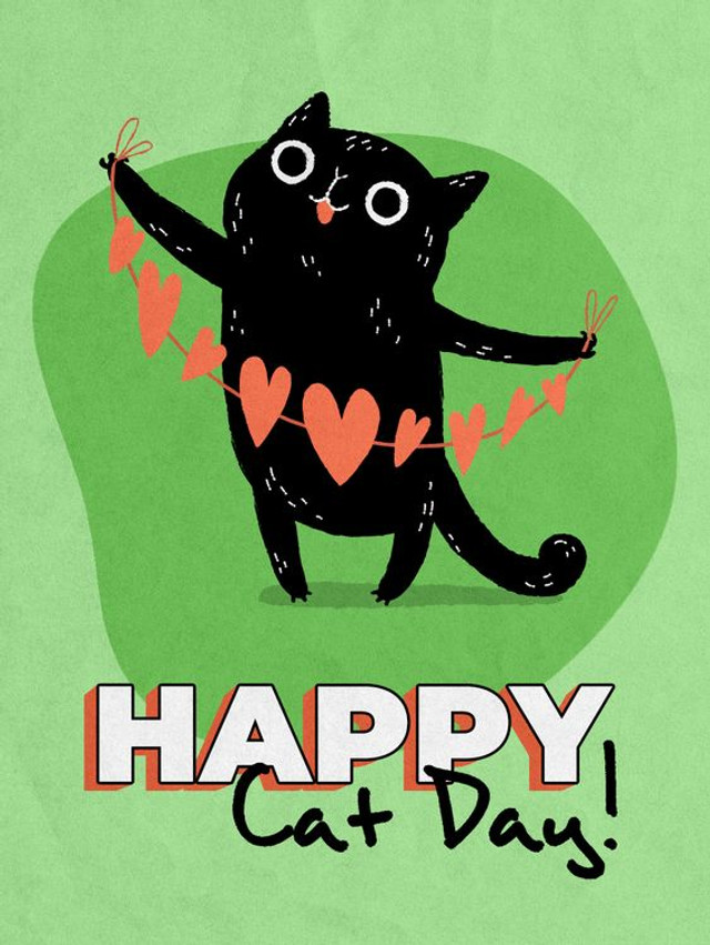 Муркотливе свято: смішні привітання з Днем чорного кота - фото 563111
