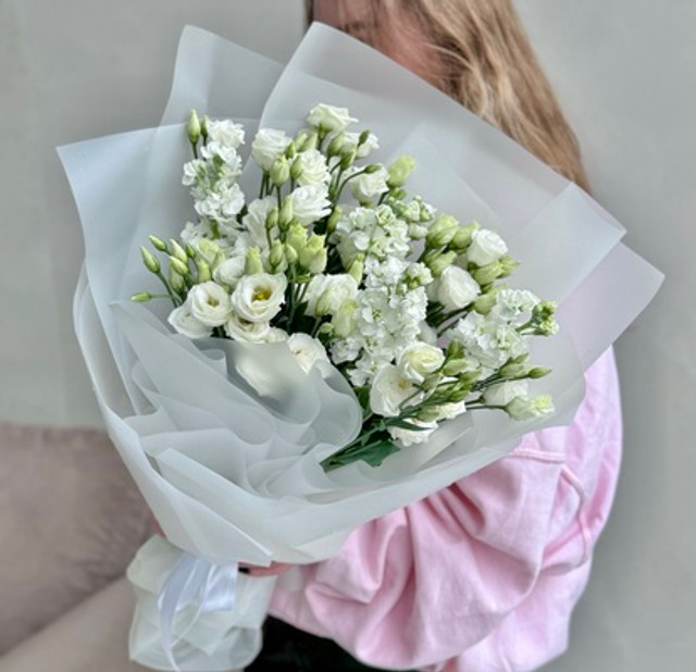 Букет з еустоми - фото 564003