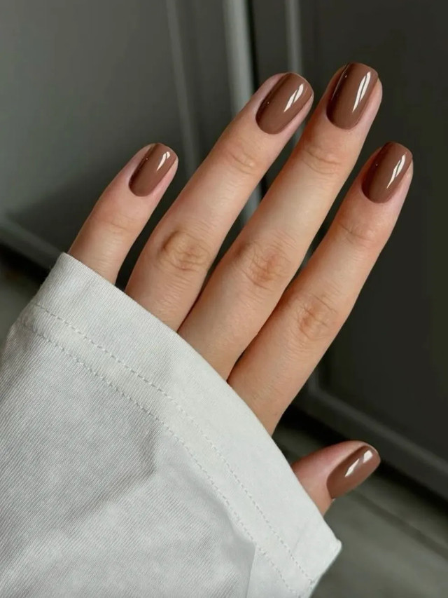 Зробити осінній манікюр - фото 564676