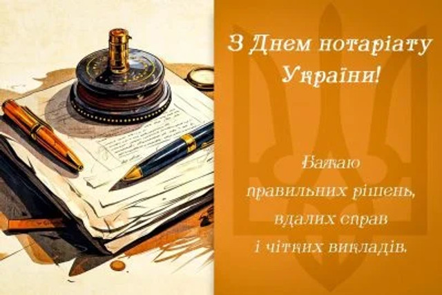 Привітання з Днем нотаріату 2025 - фото 564816