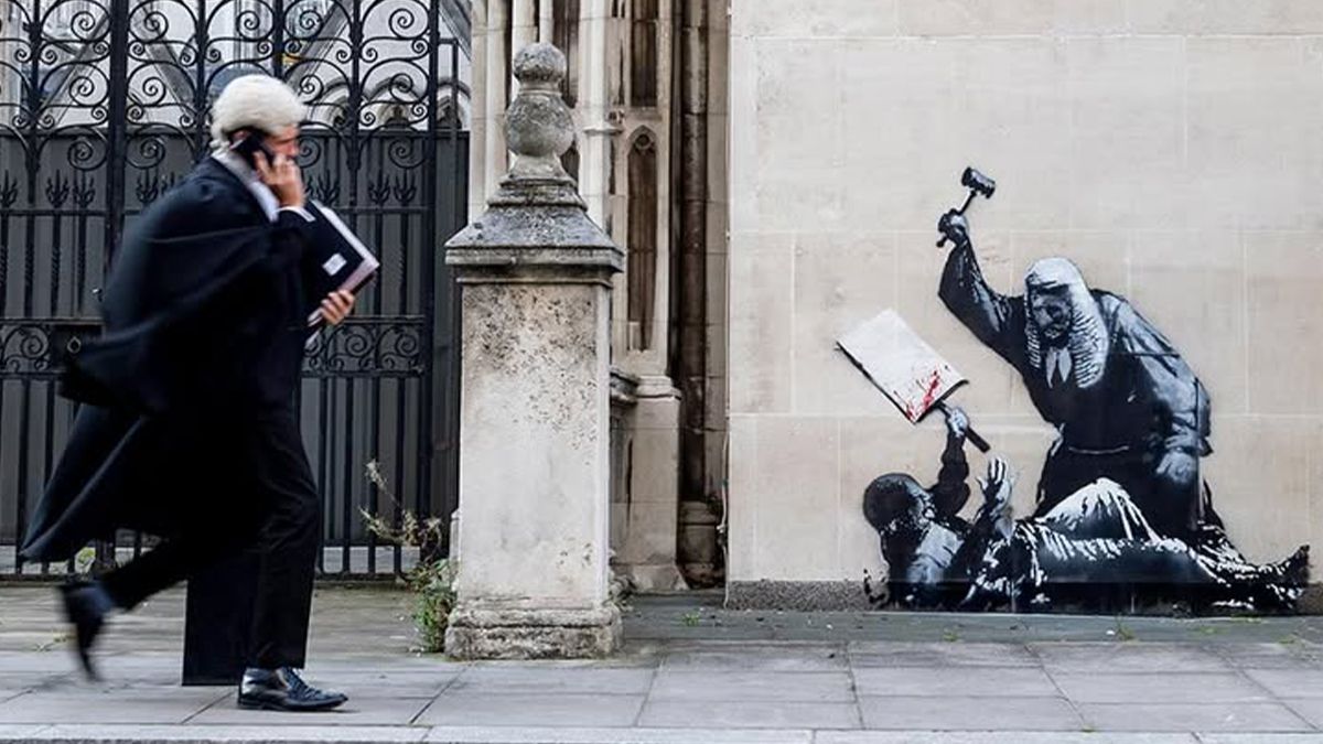 Відразу спричинив скандал: Бенксі створив новий мурал у Лондоні