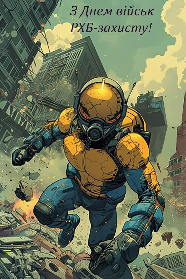 Привітання з Днем військ РХБЗ - фото 566370