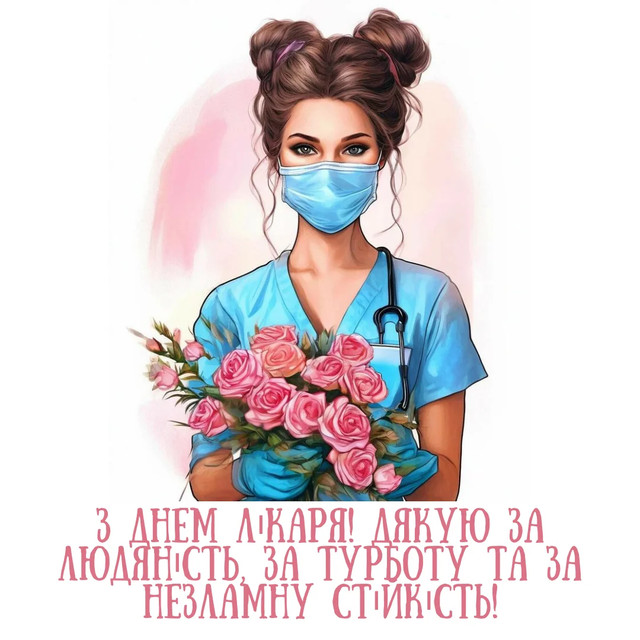 Привітання у Міжнародний день лікаря 2025 - фото 568706