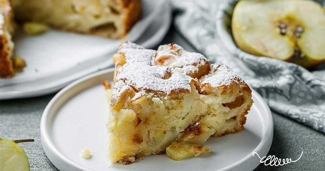 Пісна шарлотка з яблуками - фото 572105