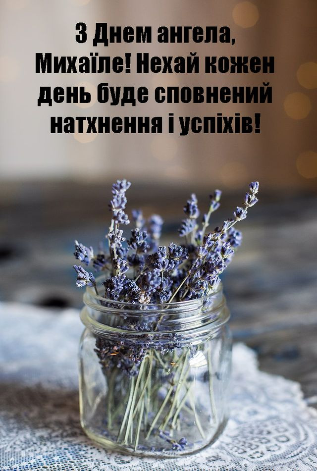 Вітаємо Михайла з іменинами 8 листопада - фото 573392
