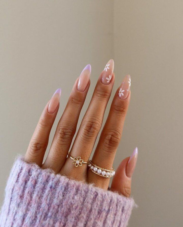 Квітковий манікюр - фото 579221