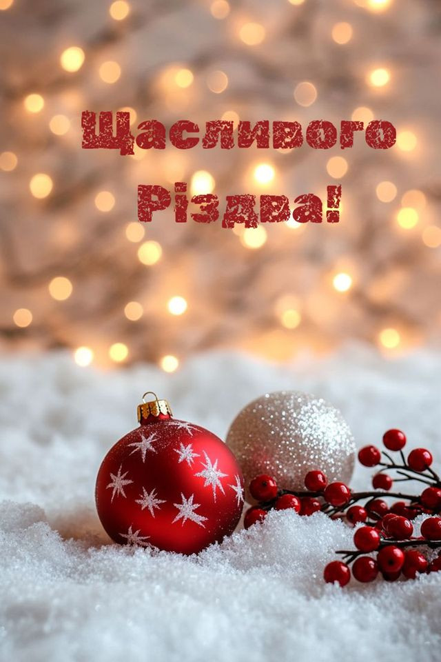 Привітання у Різдво Христове 25 грудня - фото 581353