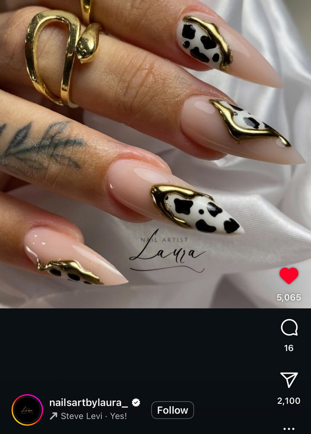 Яскравий жіночий манікюр - фото 585121