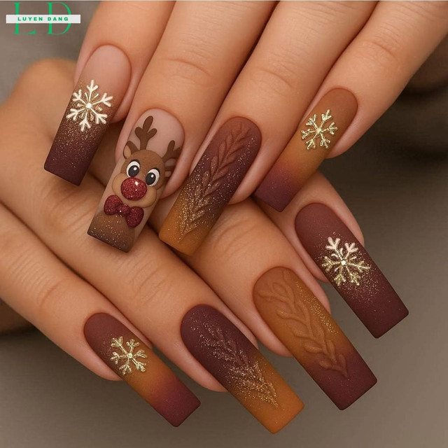 Манікюр з Сантою- фото 585152