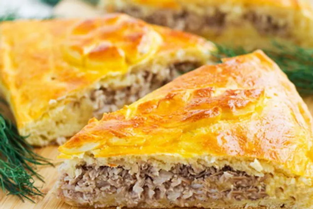 М'ясний пиріг - фото 586051