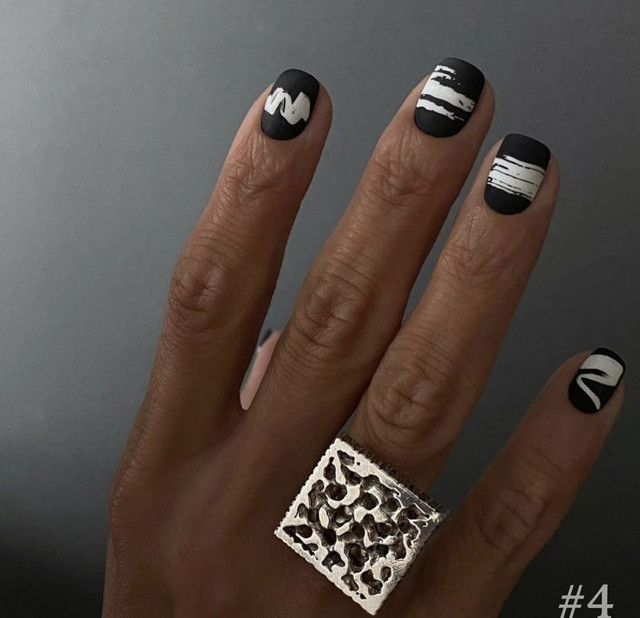 Трендовий манікюр на короткі нігті - фото 586261