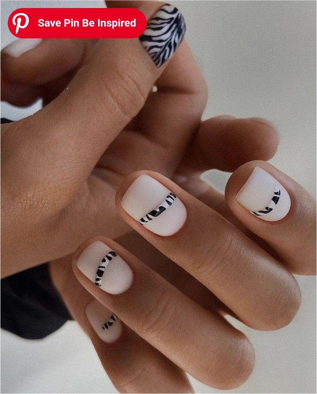 Трендовий манікюр на короткі нігті - фото 586263